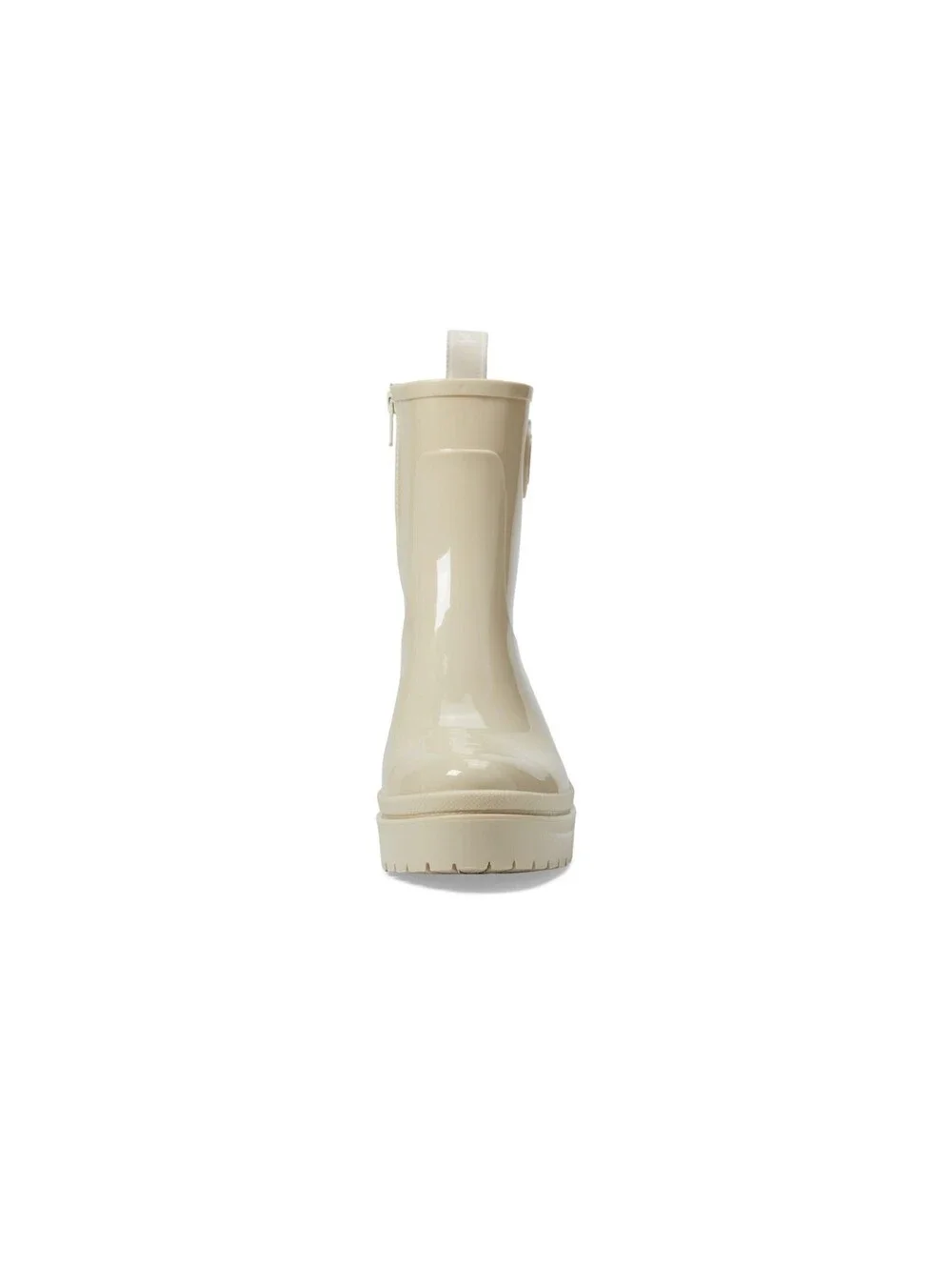 Michael Kors Karis Women's Rain Boots Light Cream Logo Winter Snow Shoes 8 M NEW